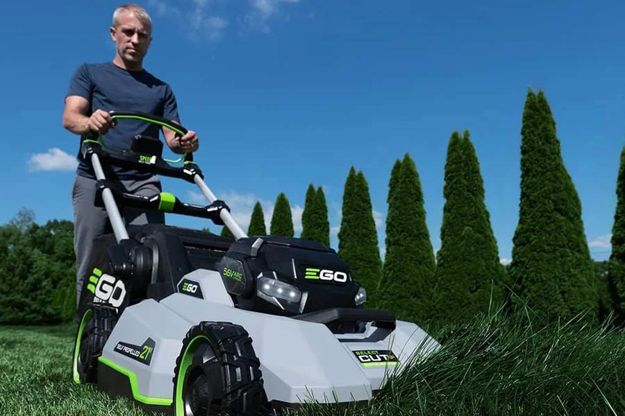 best battery push mower